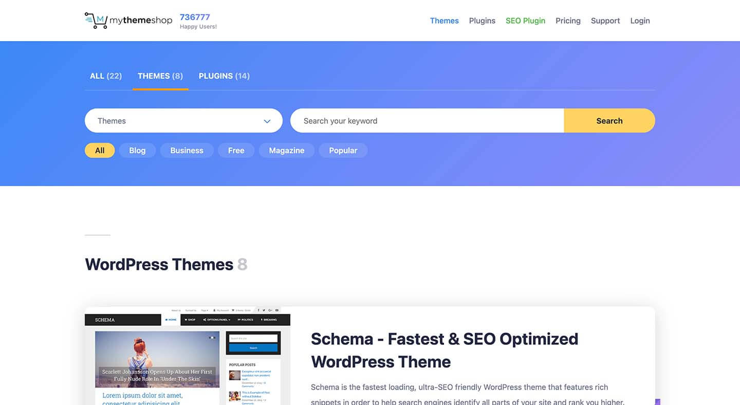 Mythemeshop 主题商店 WordPress