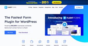 WordPress 表单工具 - Fluent Forms