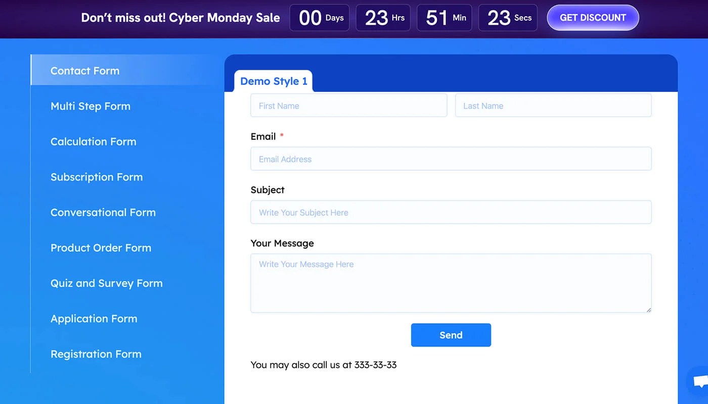 Fluent Forms教程:功能解析与使用指南 20 Fluent Forms可以制作的表单类型