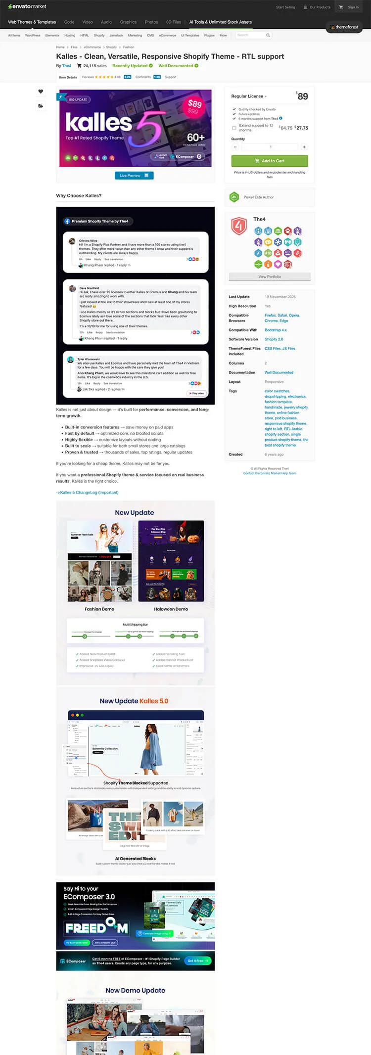 热门的 WordPress 主题推荐 16 ThemeForest主题