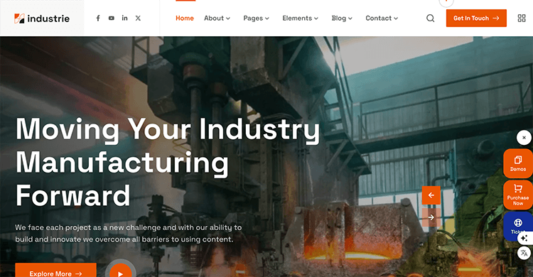 industrie theme
